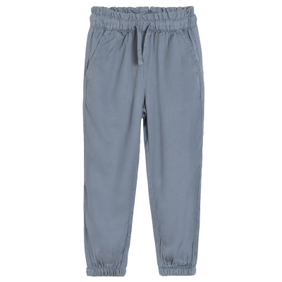 Dívčí volnočasové kalhoty- šedé - 92 GRAPHITE