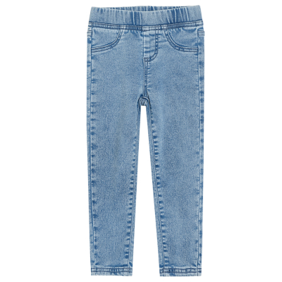 Džegíny s vysokým pasem- modré - 92 DENIM
