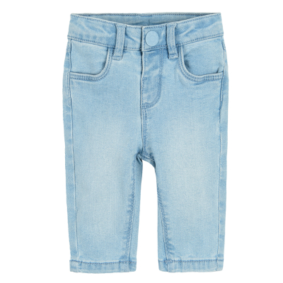 Džínové kalhoty- světlý denim - 62 LIGHT DENIM