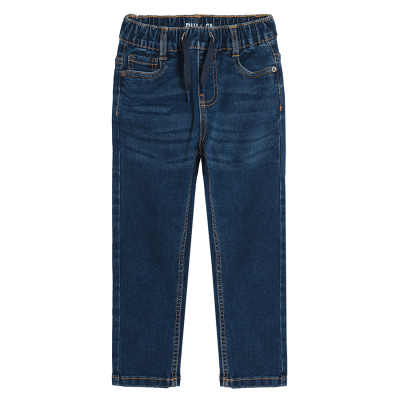 Džíny s tkaničkou v pase- denim - 92 DENIM