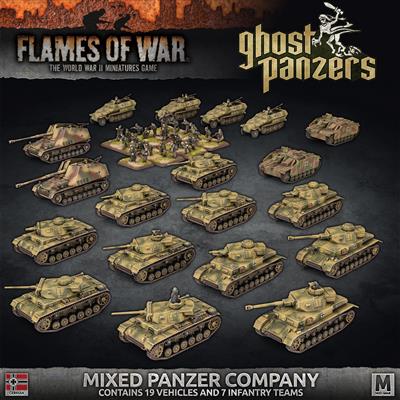 Gale Force Nine Flames of War: Eastern Front German Mixed Panzer Company Army Deal