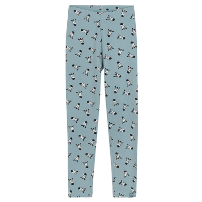 Legíny se zebrou- modré - 92 BLUE