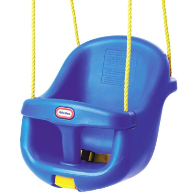 Little Tikes - Houpačka pro batolata s opěradlem - modrá