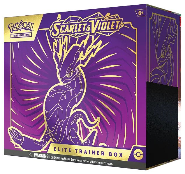 Nintendo Pokémon TCG: Scarlet & Violet (SV01) - Elite Trainer Box Barva: Fialová