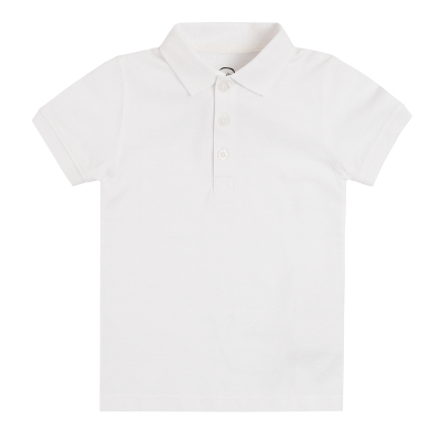 Polo tričko s krátkým rukávem- bílé - 134 WHITE