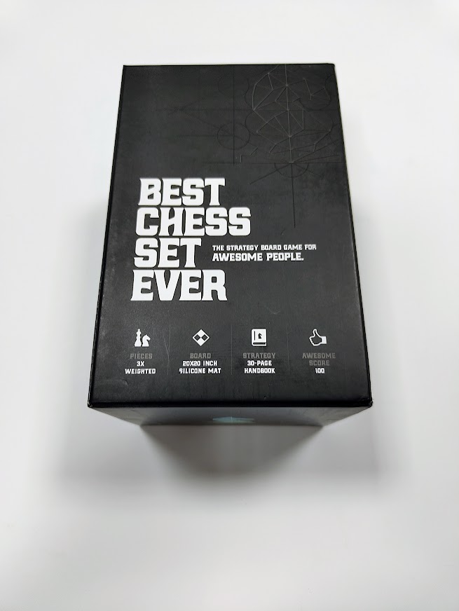 Poškozené - Best Chess Set Ever (Black Board) 3X