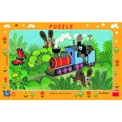 Puzzle krtek a lokomotiva