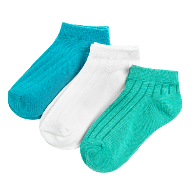 Kotníkové ponožky 3 ks- více barev - 22_24 MIX