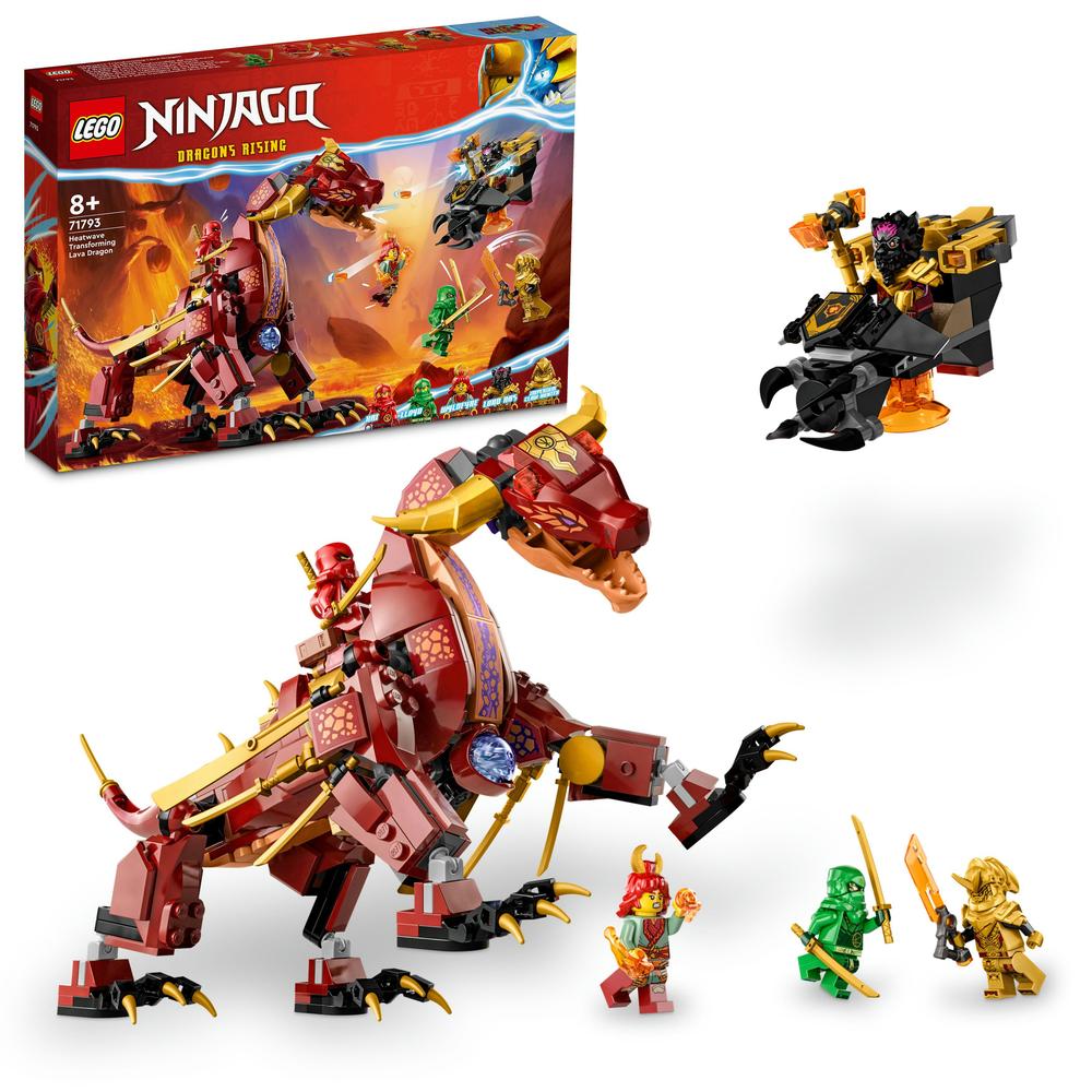 LEGO® Heatwave a jeho transformační lávový drak 71793