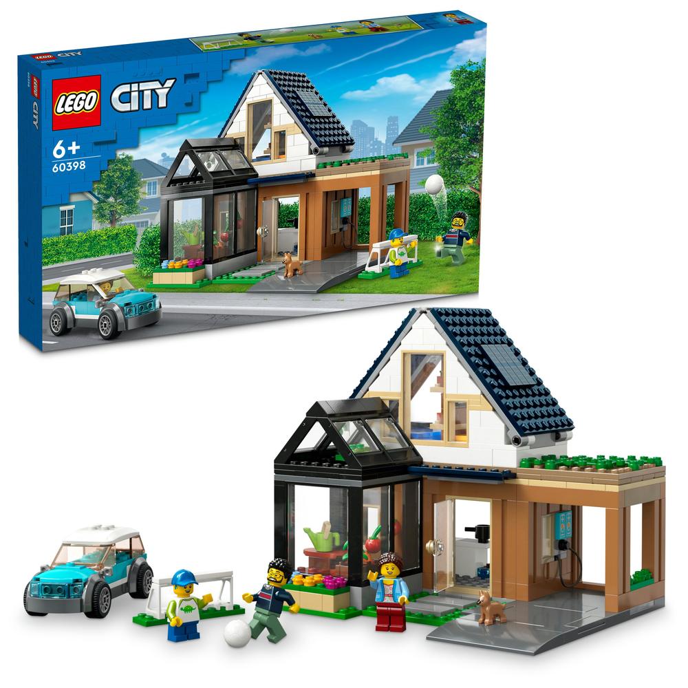 LEGO® Rodinný dům a elektromobil 60398