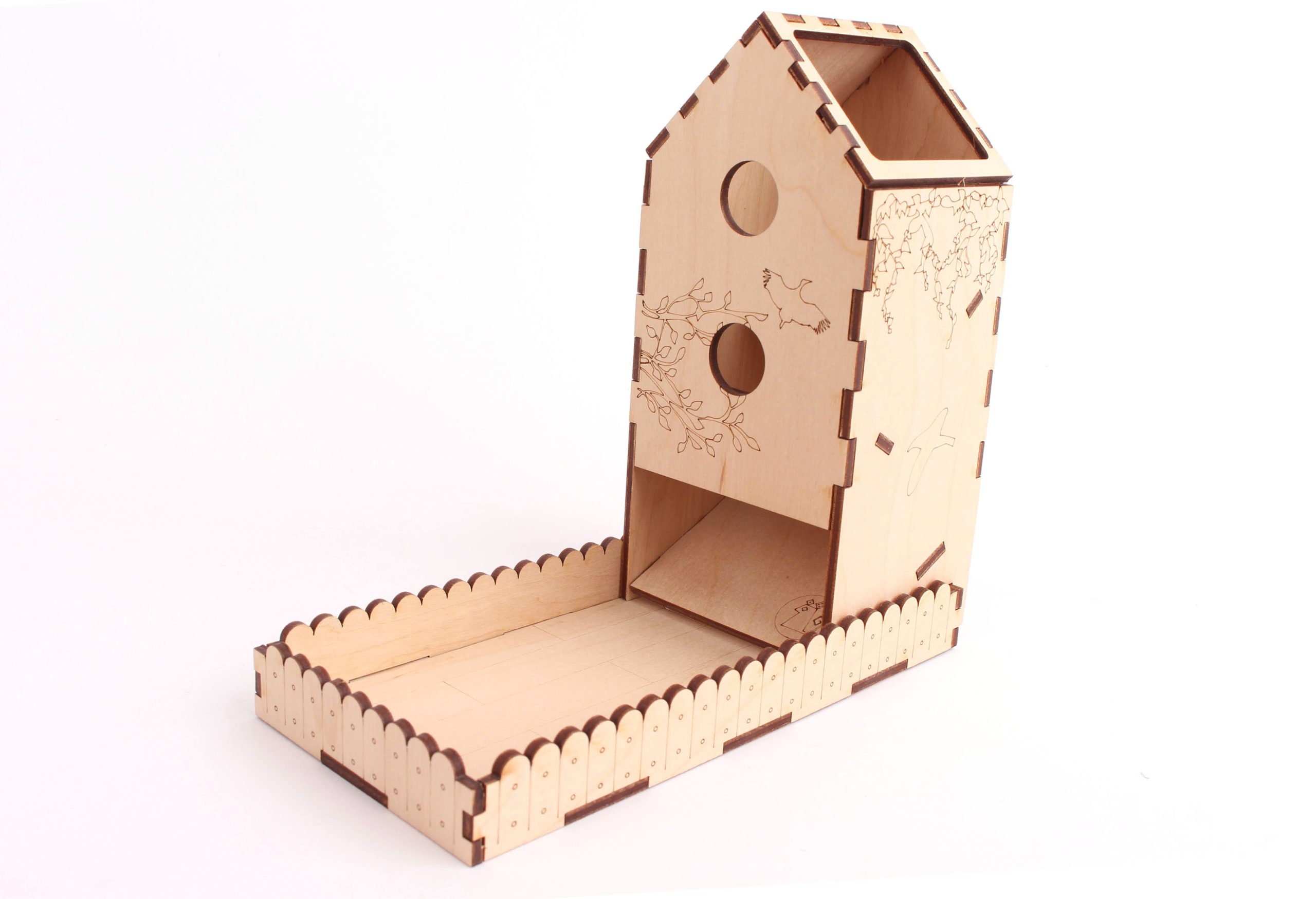 Myší Doupě Dřevěná házecí budka - Na křídlech Házecí věž