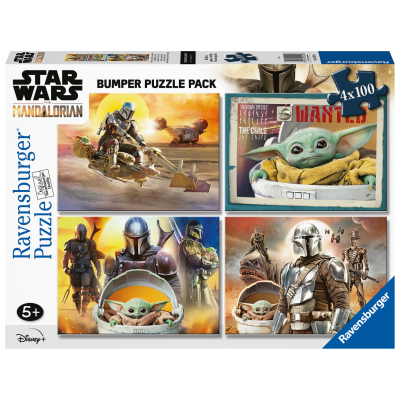 Puzzle dětské Mandalorian 4x100 dílků