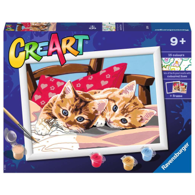 Ravensburger CreArt Dvě mazlivá koťata