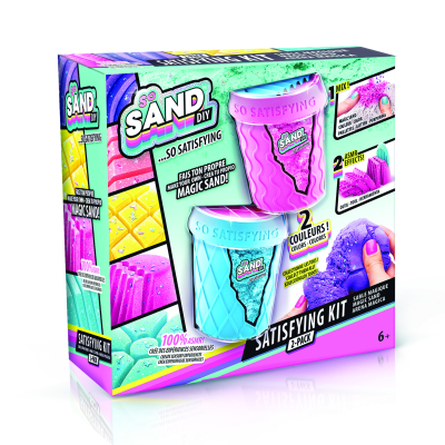 So Sand kouzelný písek 2 pack - zelený s oranžovým