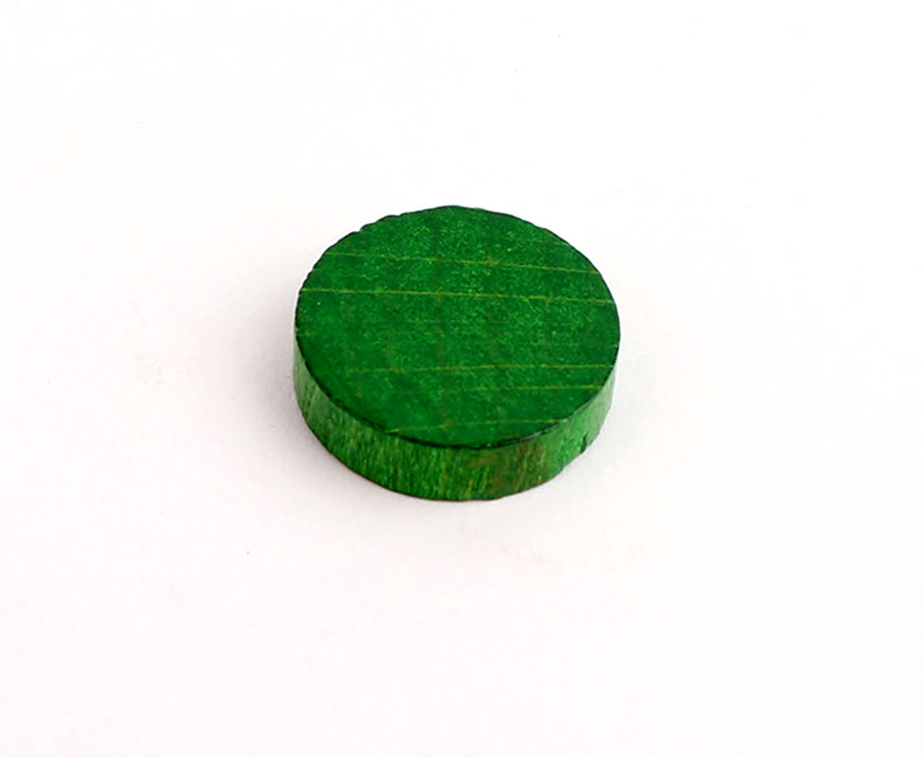 TLAMA games Dřevěné disky 15 mm - žetony (20 ks) Barva: Zelená