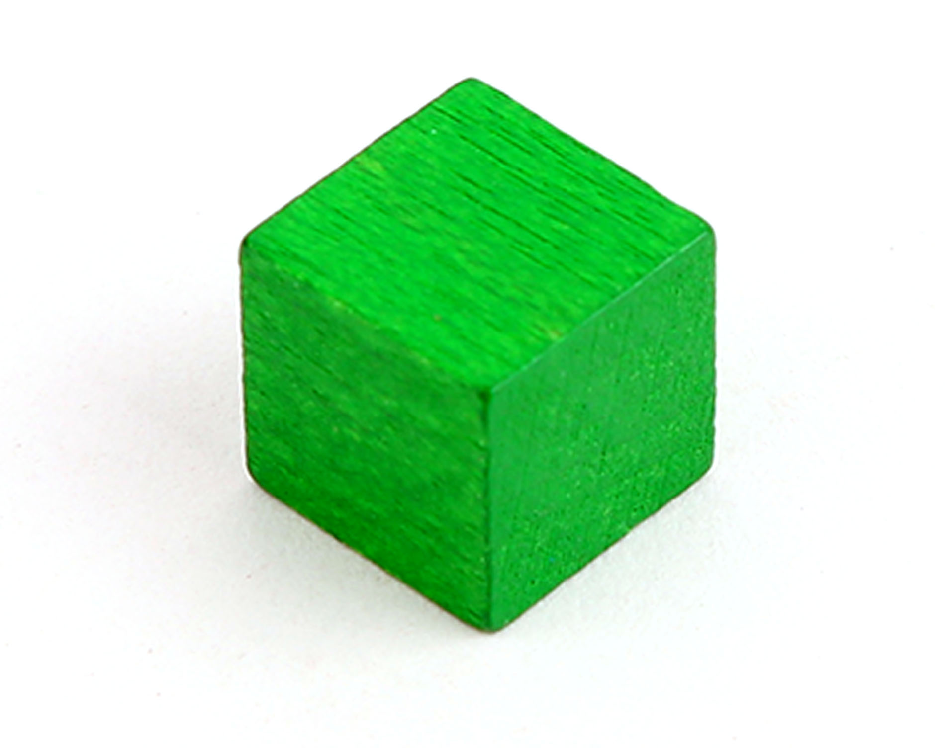 TLAMA games Dřevěné kostičky 10 mm - žetony (20 ks) Barva: Zelená