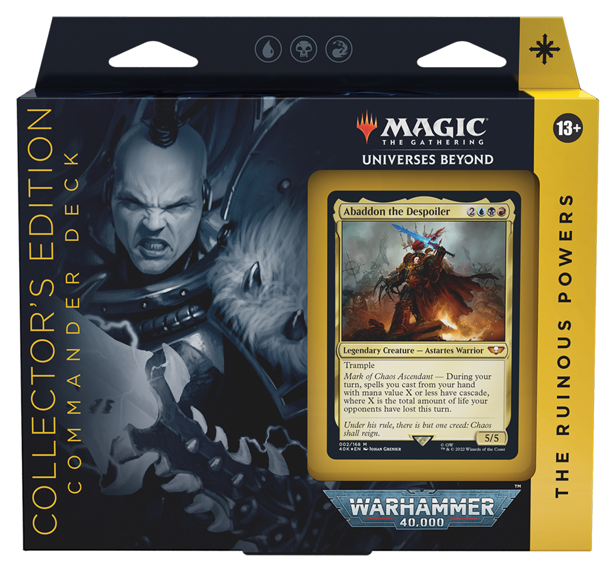 Wizards of the Coast Magic The Gathering: Warhammer 40K Premium Commander Deck Varianta: The Ruinous Powers