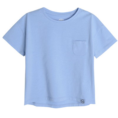 Basic tričko s krátkým rukávem- modré - 92 BLUE