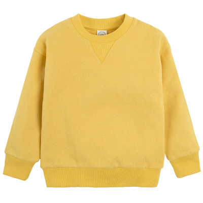 Chlapecká mikina přes hlavu- žlutá - 98 YELLOW