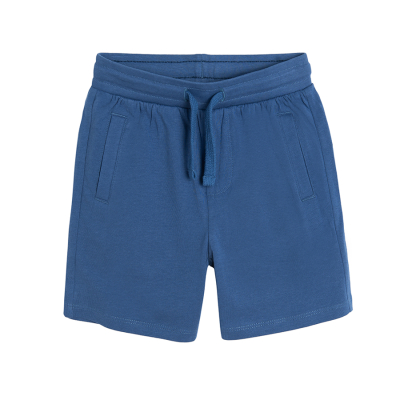 Chlapecké bavlněné šortky- modré - 98 DARK BLUE