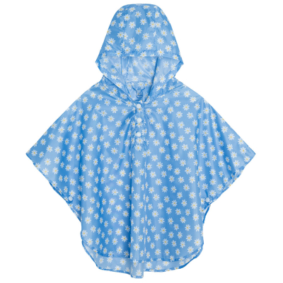 Květovaná pláštěnka- modrá - 98 BLUE
