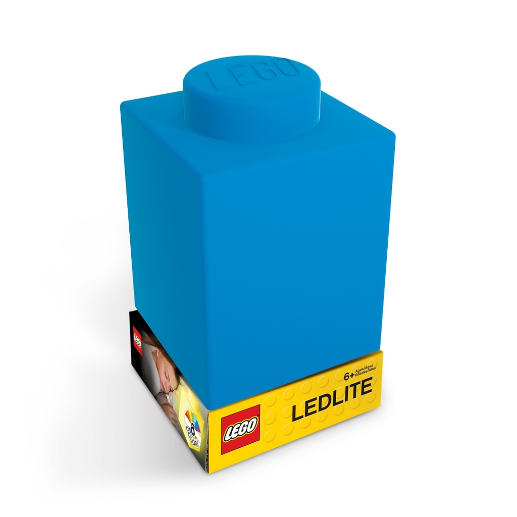 LEGO LED Lite LEGO Classic Silikonová kostka noční světlo Barva: Modrá