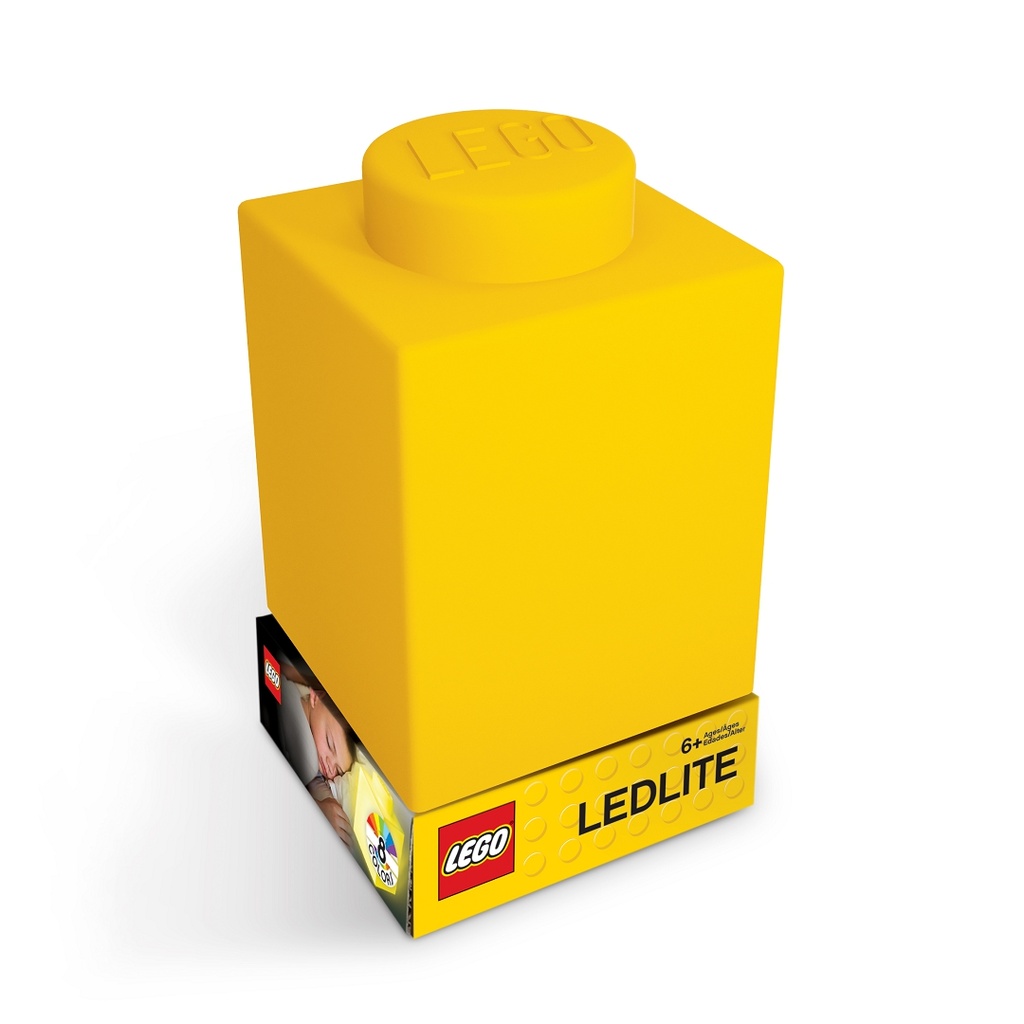 LEGO LED Lite LEGO Classic Silikonová kostka noční světlo Barva: Žlutá