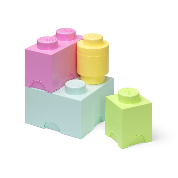 LEGO Storage LEGO úložné boxy Multi-Pack 4 ks - pastelové