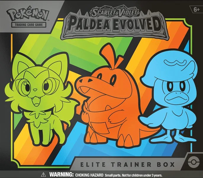 Nintendo Pokémon TCG: SV02 Paldea Evolved - Elite Trainer Box