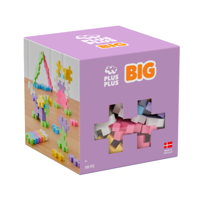 Plus-Plus BIG Pastel Mix - 100 ks
