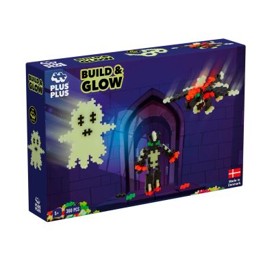 Plus-Plus Build and Glow - Svítící ve tmě (360 ks)