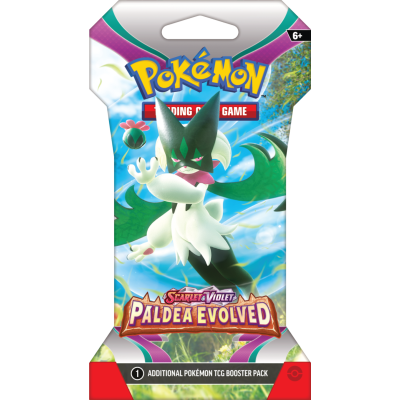 Pokémon TCG: SV02 Paldea Evolved - 1 Blister Booster