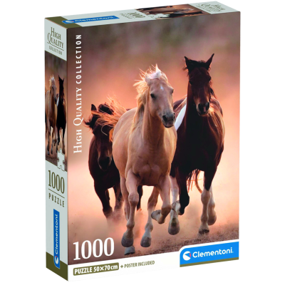 Puzzle 1000 Běžící koně