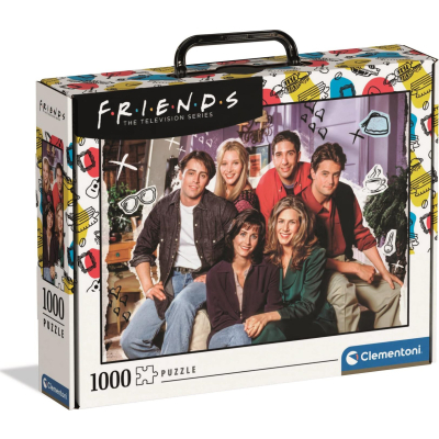 Puzzle 1000 v kufříku Friends