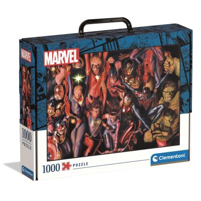 Puzzle 1000 v kufříku Marvel
