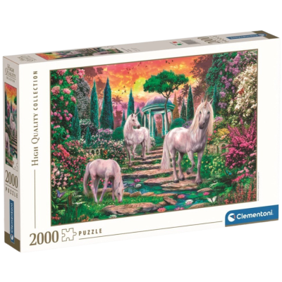 Puzzle 2000 Klasičtí zahradní jednorožci