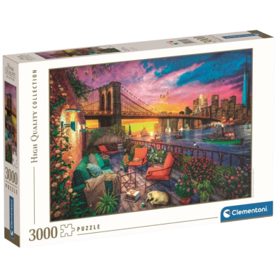 Puzzle 3000 Západ slunce nad Manhattanem