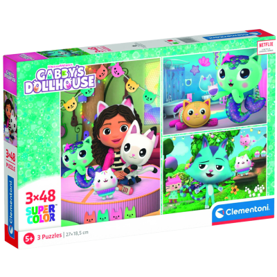Puzzle 3x48 Gábinin kouzelný domek 1