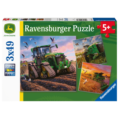 Puzzle John Deere: Hlavní sezona 3x49 dílků