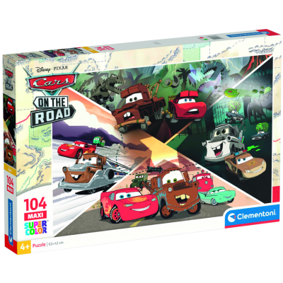 Puzzle Maxi 104 Disney Cars: Auta na cestách