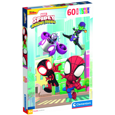 Puzzle Maxi 60 Marvel: Spidey a jeho úžasní přátelé