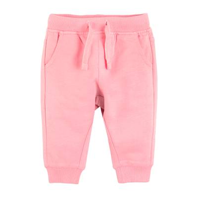 Sportovní kalhoty- korálové - 62 PINK
