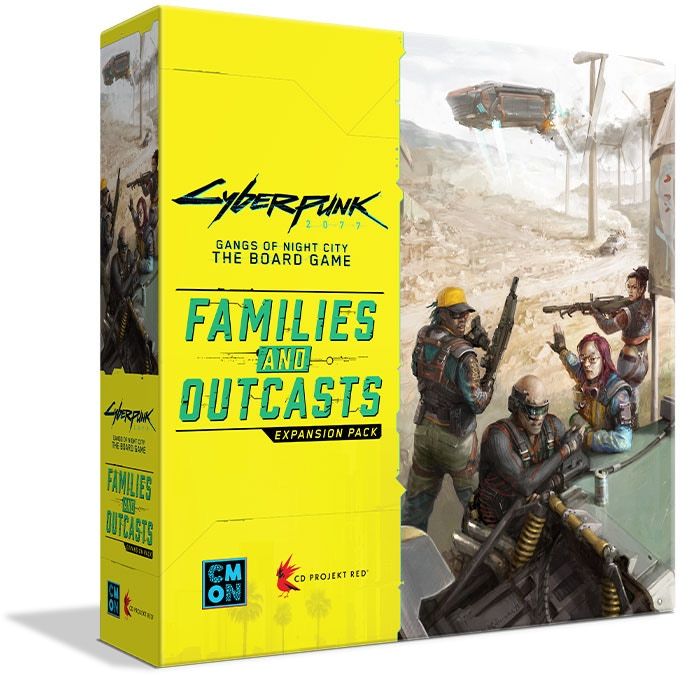 Cool Mini Or Not Cyberpunk 2077: Gangs of Night City – Families and Outcasts (anglicky)