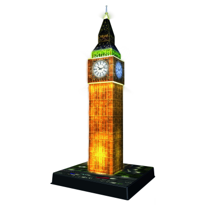 Puzzle 3D Big Ben (Noční edice) 216 dílků