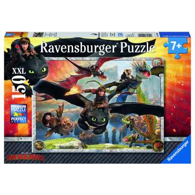 Puzzle Jak vycvičit Draka - Dračí letka  150 dílků