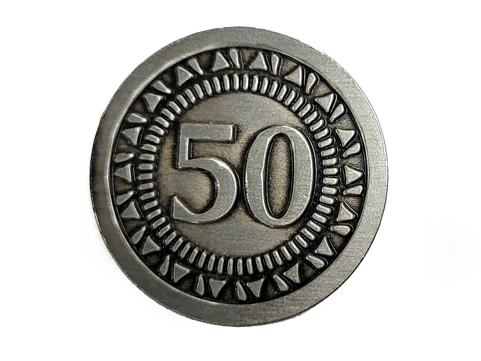 TLAMA games Univerzální mince pro deskové a RPG hry hodnoty "50"