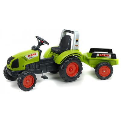 Traktor šlapací Claas Arion 430 s valníkem zelený