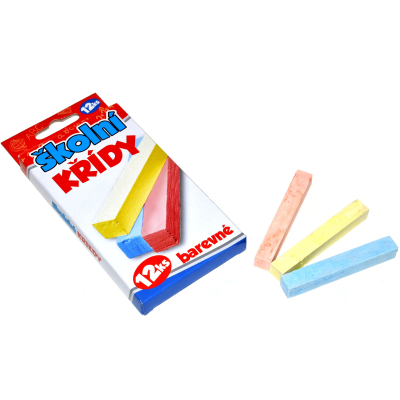 Wiky - Křídy školní barevné 12 ks
