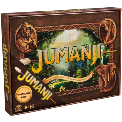 JUMANJI společenská hra DŘEVĚNÁ EDICE CZ