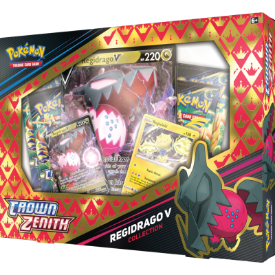 Pokémon TCG: SWSH12.5 Crown Zenith - Regieleki & Regidrago V - červený